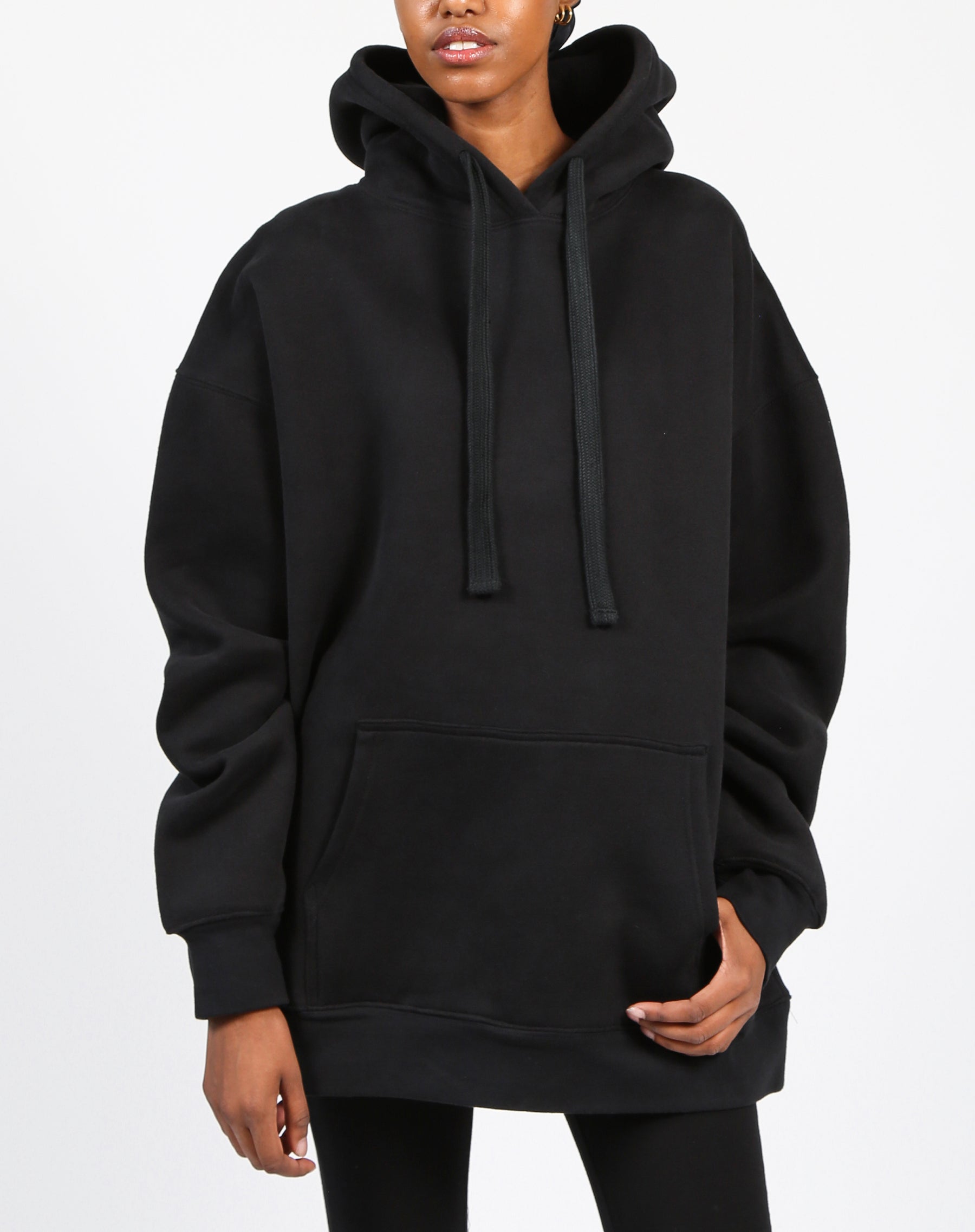 The &quot;BABES SUPPORTING BABES&quot; Big Sister Hoodie | Black